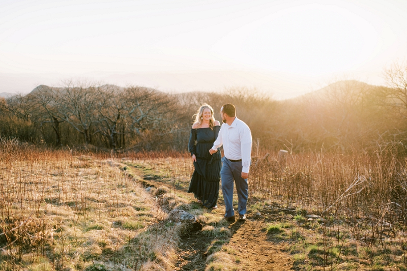 craggy gardens engagement session